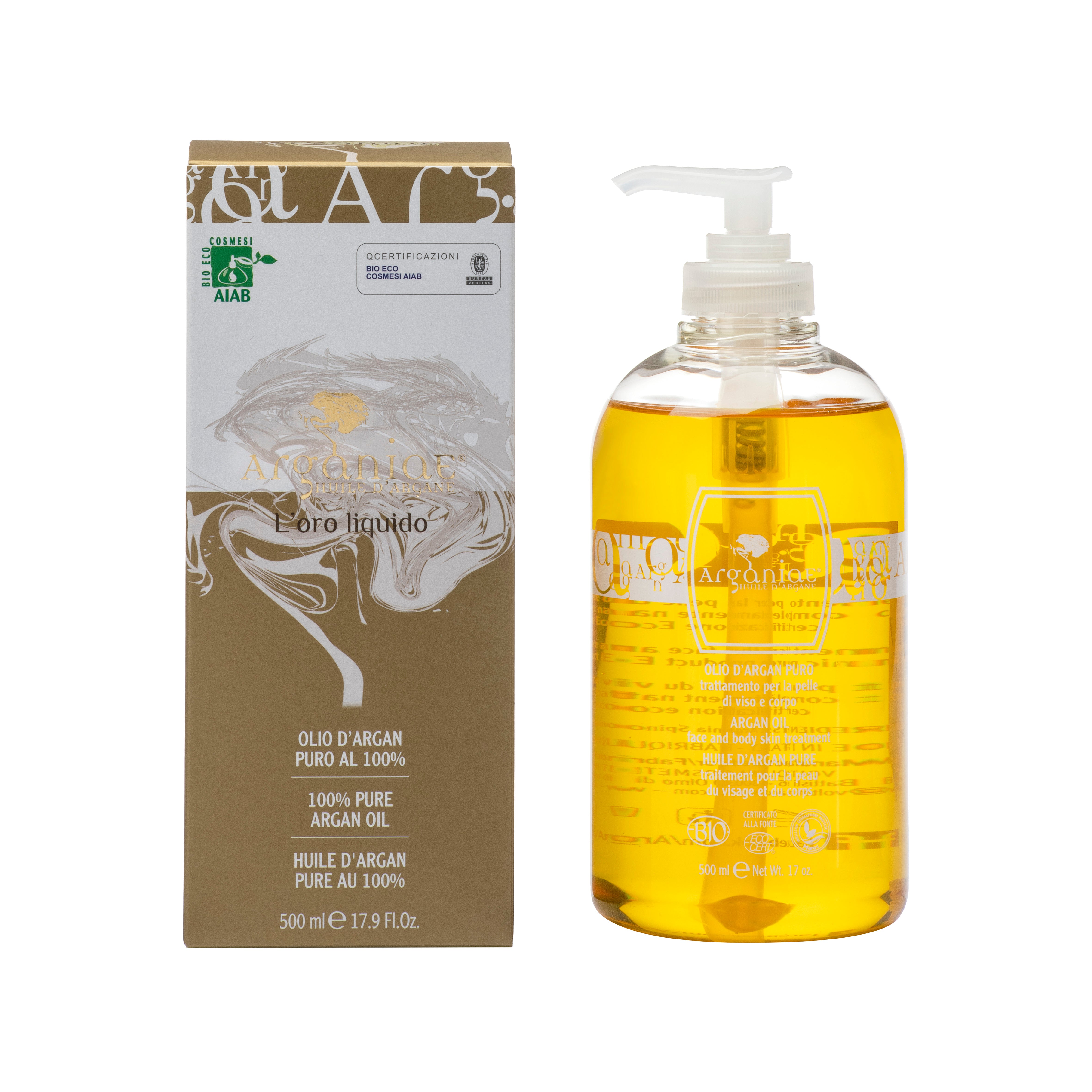 100% Pure Argan Oil for Face Body and Hair | Arganiae